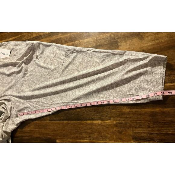 Athleta Women's Plus Size 24 Venture Jogger Pant Printed Tapered Leg Viper Grey - Picture 13 of 16